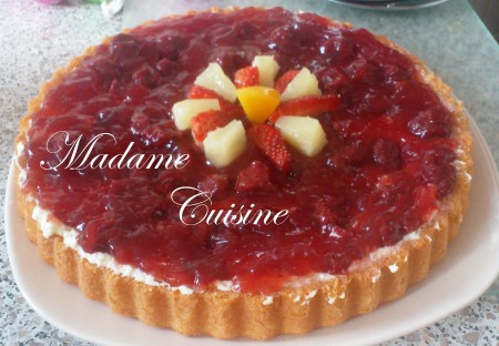 Aardbeien Vlaai